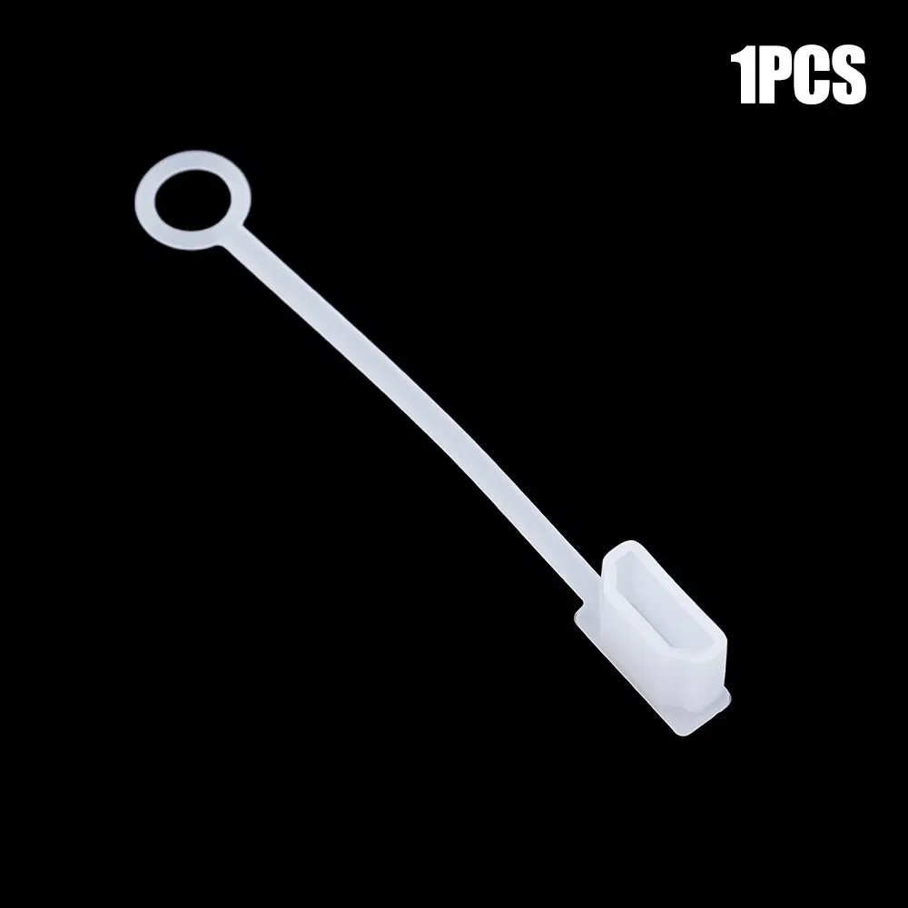 Color: grey - 5/1pcs Dust Plug for HDMI-compatible Cable Dust Cover Strap Dustproof Waterproof Anti-loss Cap for HDMI-compatible Phone Cables