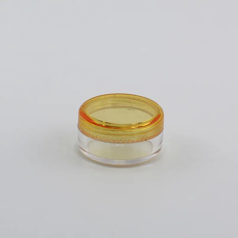 Color: Dark Khaki - 15pcs 2g 3g Empty Jars Refillable Mini Plastic Bottle Cosmetic Jar Container Small Round Bottle Little Cream Jar Solid Perfume