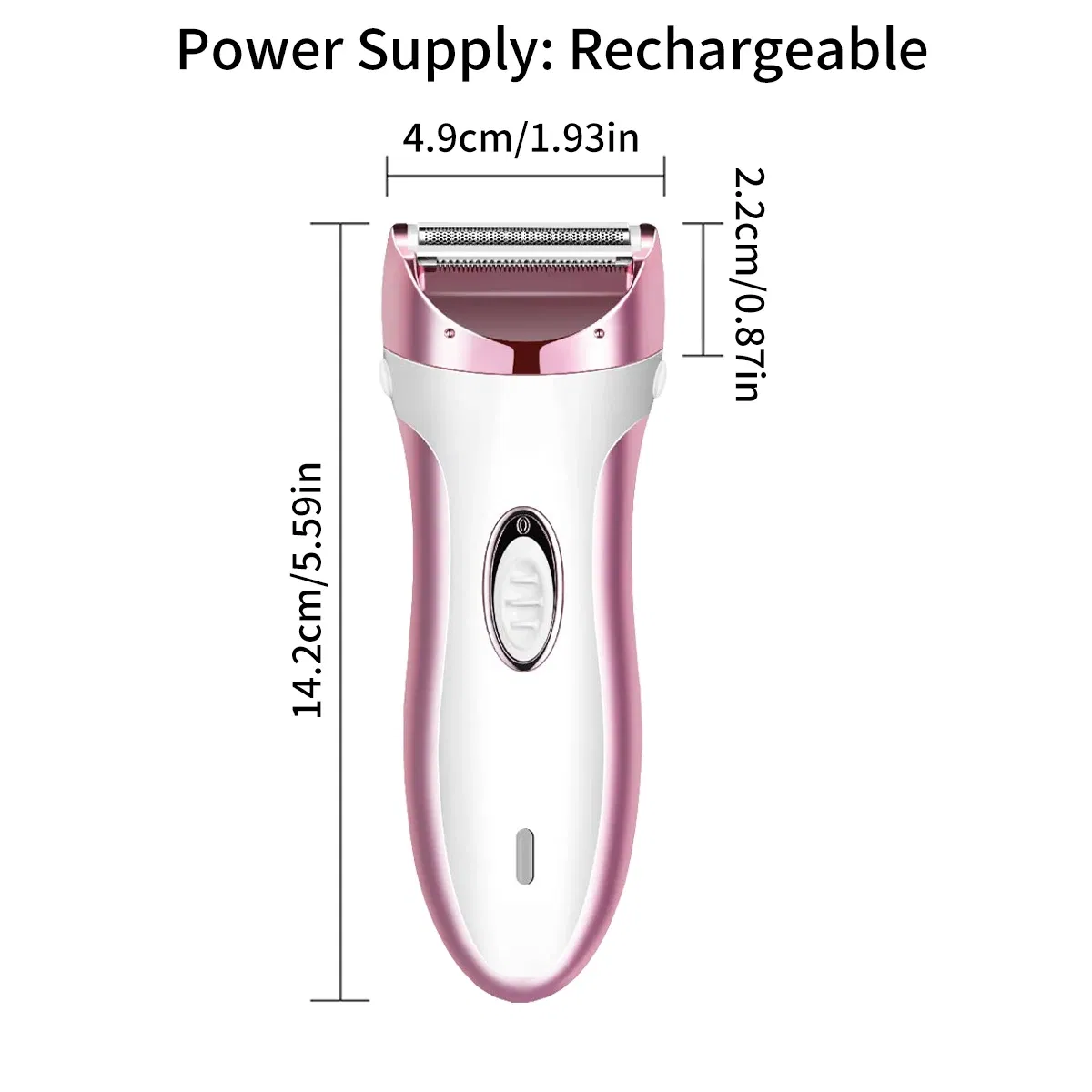 Color: Gold - Woman Electric Razor,Home Full Body Usb Electric Hair Removal Instrument,Suitable For Underarms,face,arms,Bikini Trimmer,Legs