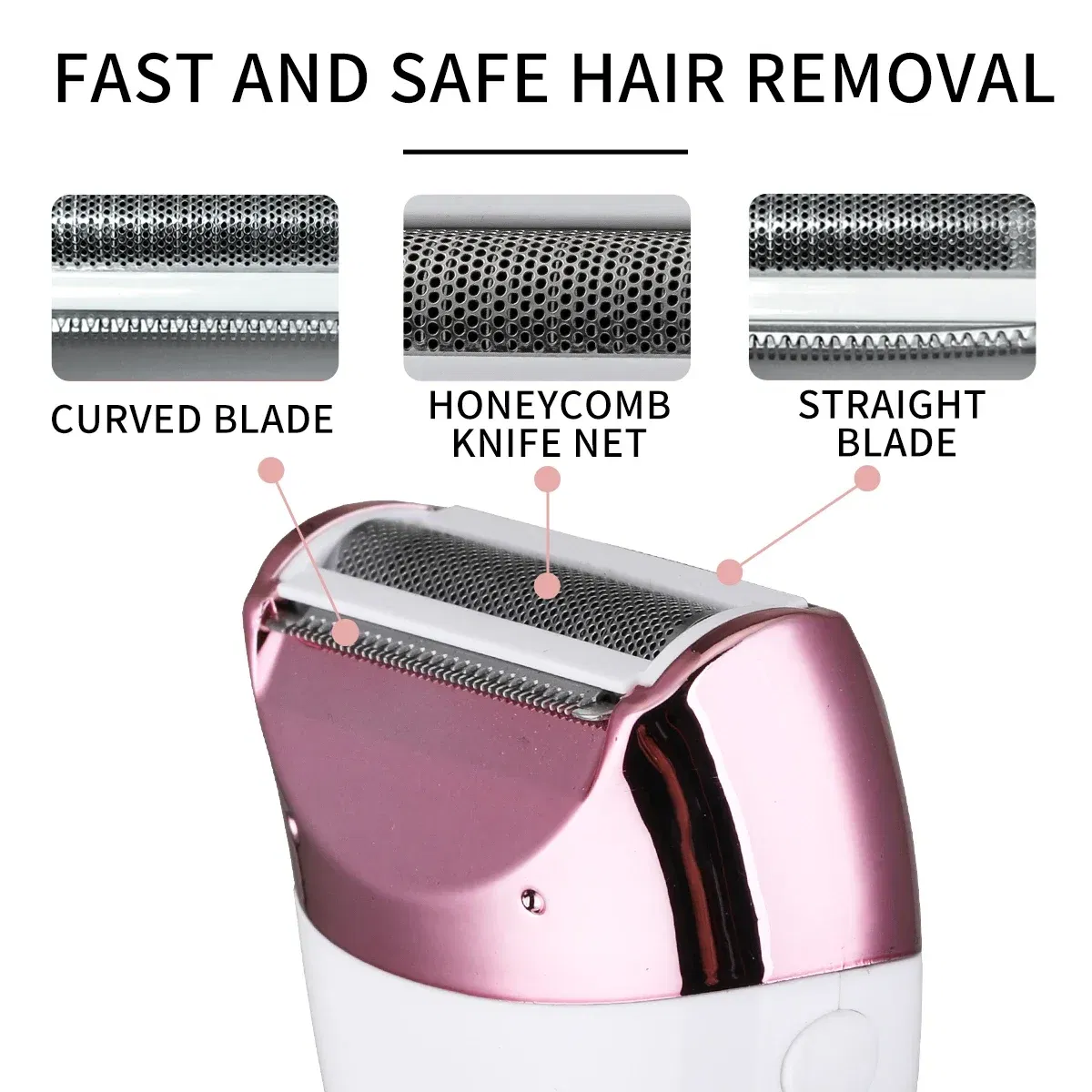 Color: Gold - Woman Electric Razor,Home Full Body Usb Electric Hair Removal Instrument,Suitable For Underarms,face,arms,Bikini Trimmer,Legs