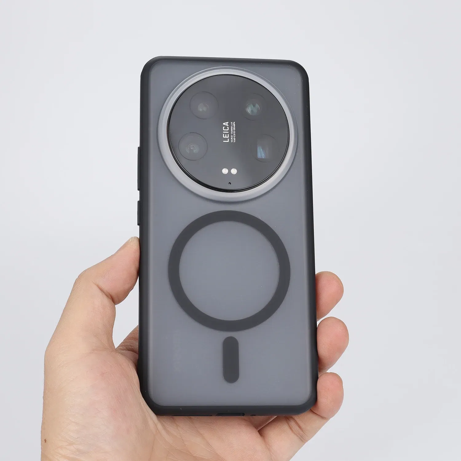 Color: black, Material: ABS - Magnetic Case For Xiaomi 14 Ultra Shockproof Magsafe Wireless Charging Clear Phone Cover Tpu Magnetic Frosted Protective Cover