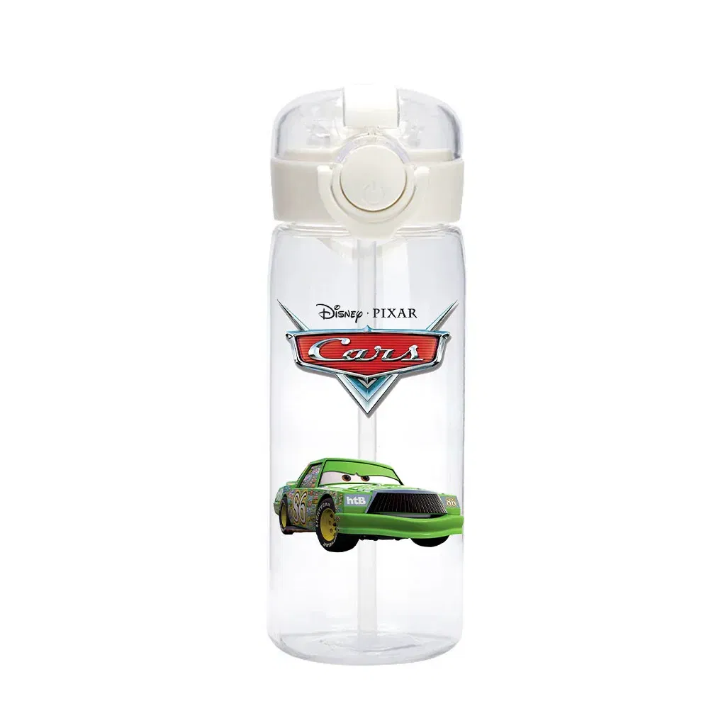 Color: Blue - 400ml Disney Cars Animation Movie Children Cartoon Portable Outdoor Camping Sports Fitness Water Cup Lightning McQueen Sally