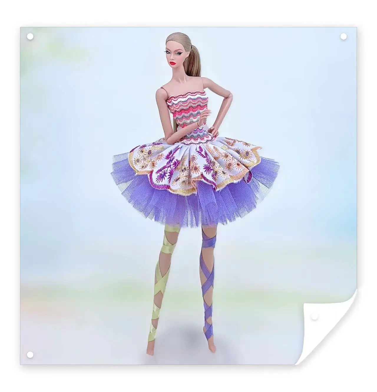 Color: ArmyGreen - for clothes for barbie ballerina