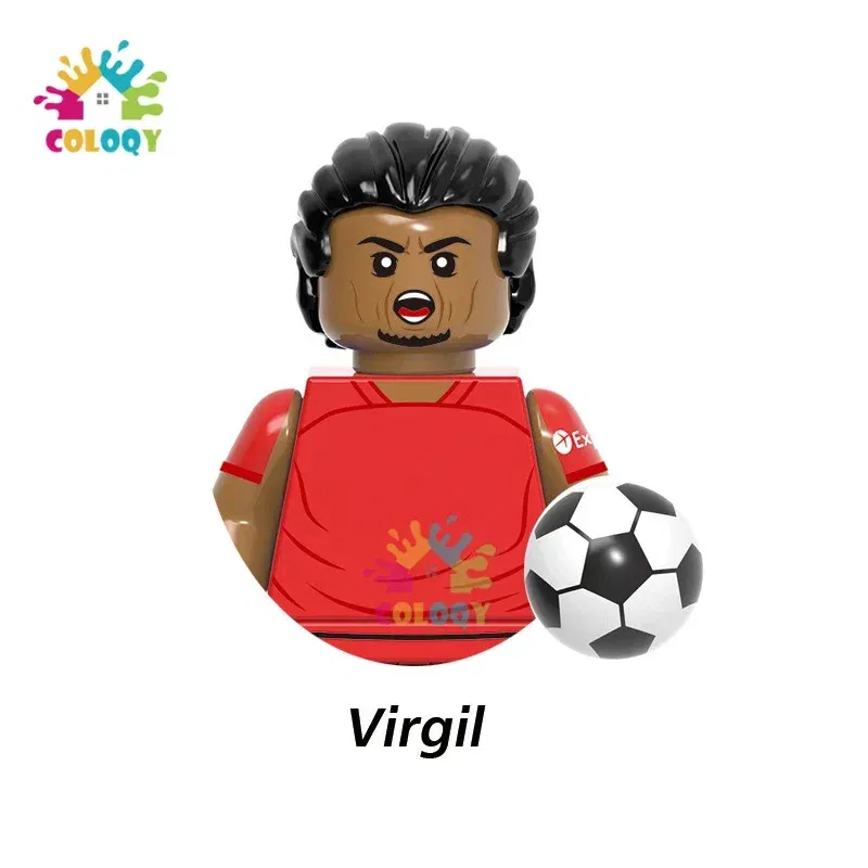 Color: light green, Ships From: CHINA - Kids Toys Football Stars Building Blocks Sport Player Bailey Messi Ronaldo Mini Action Figures Toys For Kids Christmas Gifts