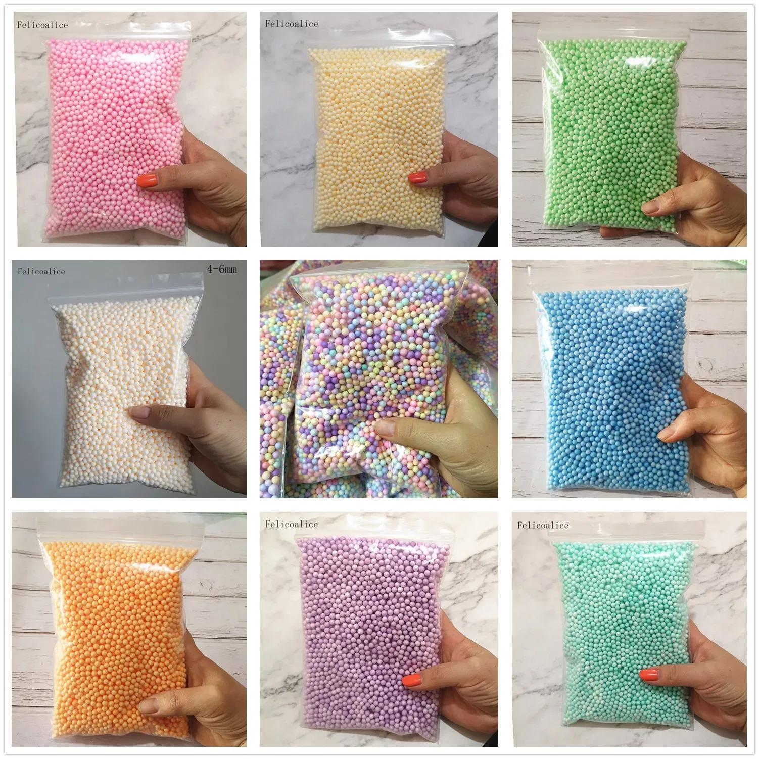 Color: Chocolate, Ball Diameter: 1.5cm - 4-6mm 15g Polystyrene Styrofoam Plastic Foam Coffee Brown Chocolate Mini Beads Balls DIY craft Filler Assorted Colours