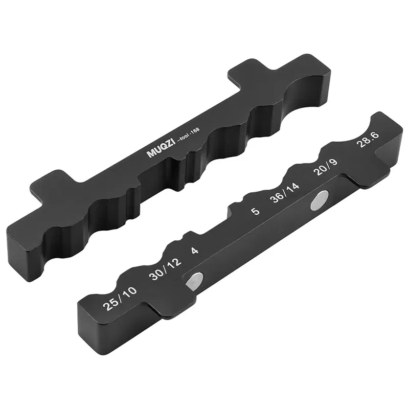 Color: WHITE - MUQZI Universal Bench Vise Jaw Inserts Vise Pads for Pedal Seatpost Cassette Fork Hub Bike Tool Compatible with Any Metal Vise