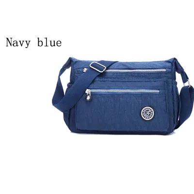Color: Khaki - Women Messenger Bags Mini Ladies Nylon Handbags Shoulder Bag For Women Tote Handbag Bolsas Feminina Crossbody Bags