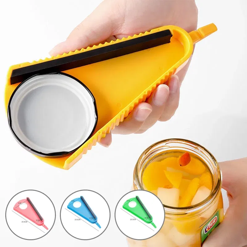 Color: Blue - Can Opener 5 In 1 Multi Function Jar Opener Twist Off Lid Quick Opening Cooking Everyday Use Bottle Opener Kitchen Accessories