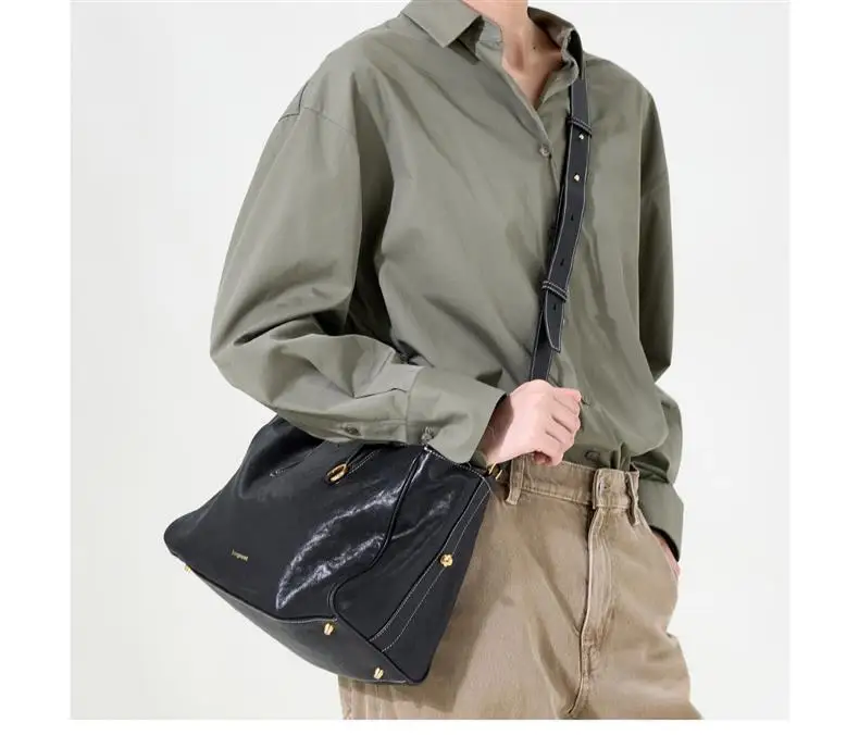 Color: Dark Grey - Songmont Tracing Collection Briefcase, Full-Grain Leather Travel Laptop Bag for Work Commute