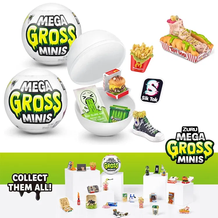 Color: Gold - 5 Surprise DISNEY Mini Toy Brands Mystery Capsule Collectibles Toys Blind Ball Children's Gift