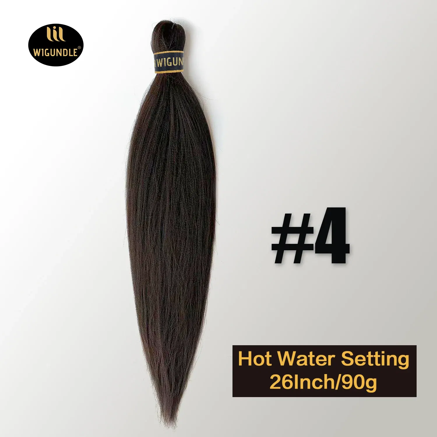 Color: Brown, Number of Pcs: 1pc/set, Bulk Buy: 1pc, Ships From: CHINA - Wigundle 26 Inch 90g Pre Stretched Jumbo Braiding Hair Box Twist Braids Wholesale Xpression Synthetic Hair Extensions For Women