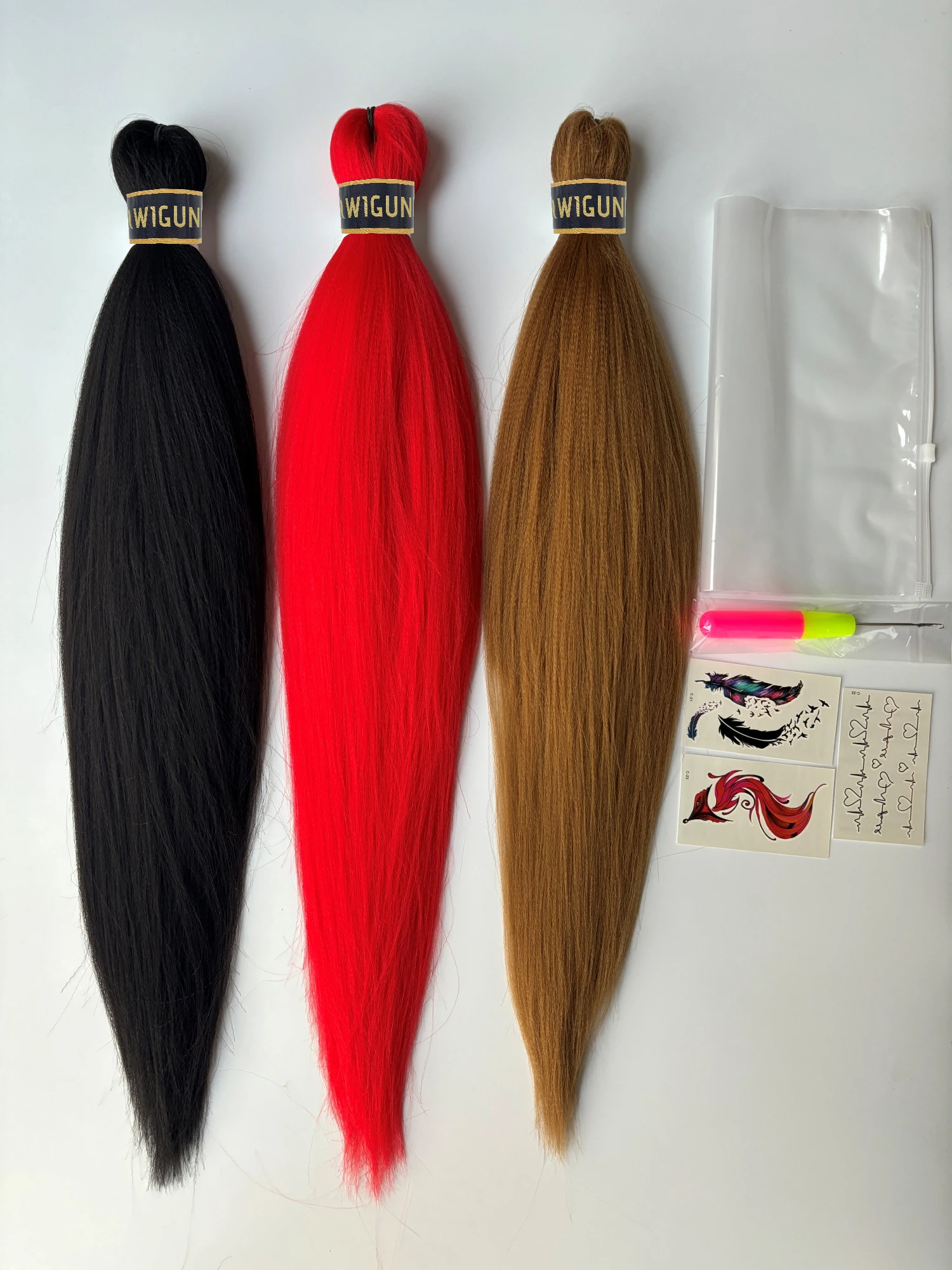 Color: Brown, Number of Pcs: 1pc/set, Bulk Buy: 1pc, Ships From: CHINA - Wigundle 26 Inch 90g Pre Stretched Jumbo Braiding Hair Box Twist Braids Wholesale Xpression Synthetic Hair Extensions For Women