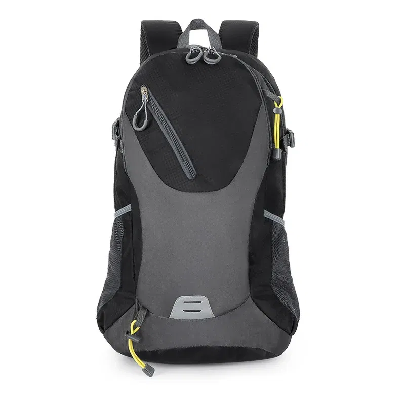 Color: GRAY - 2024 New Outdoor Backpack Hiking Sports Mountaineering Bag Riding Backpack 40L Waterproof Backpack Leisure Travel Bag
