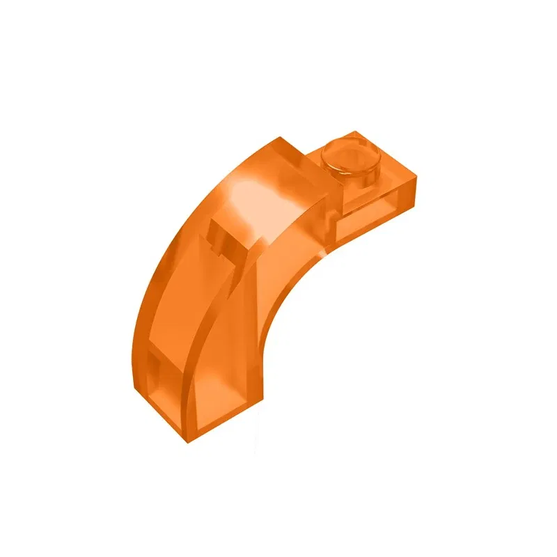 Color: Apricot - MOC PARTS GDS-719 BRICK W. BOW 1X1X2 compatible with lego 6005 92903 children's toys Assembles Building Blocks Technical