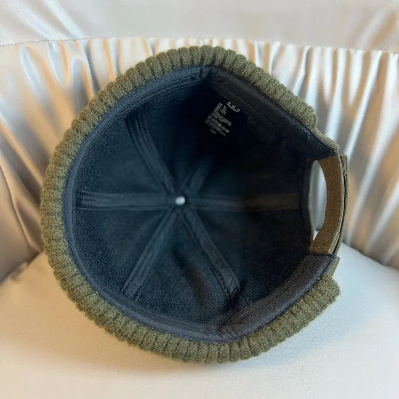 Color: PURPLE - Autumn and Winter Melon Skin Hat, Fashionable Brimless Sailor Hat, Men's and Women's Casual Fashionable Street Hat