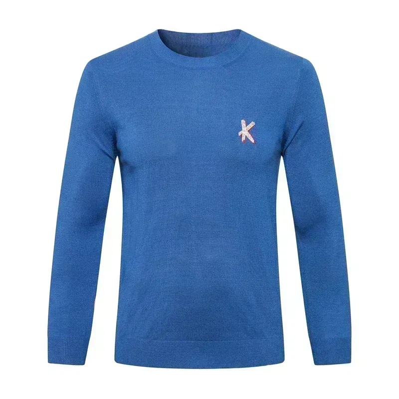 BILLIONAIRE BLKA CPTG Sweater wool men's 2025 new warm Long sleeves knitting zipper elasticity embroidery quality big  M-5XL