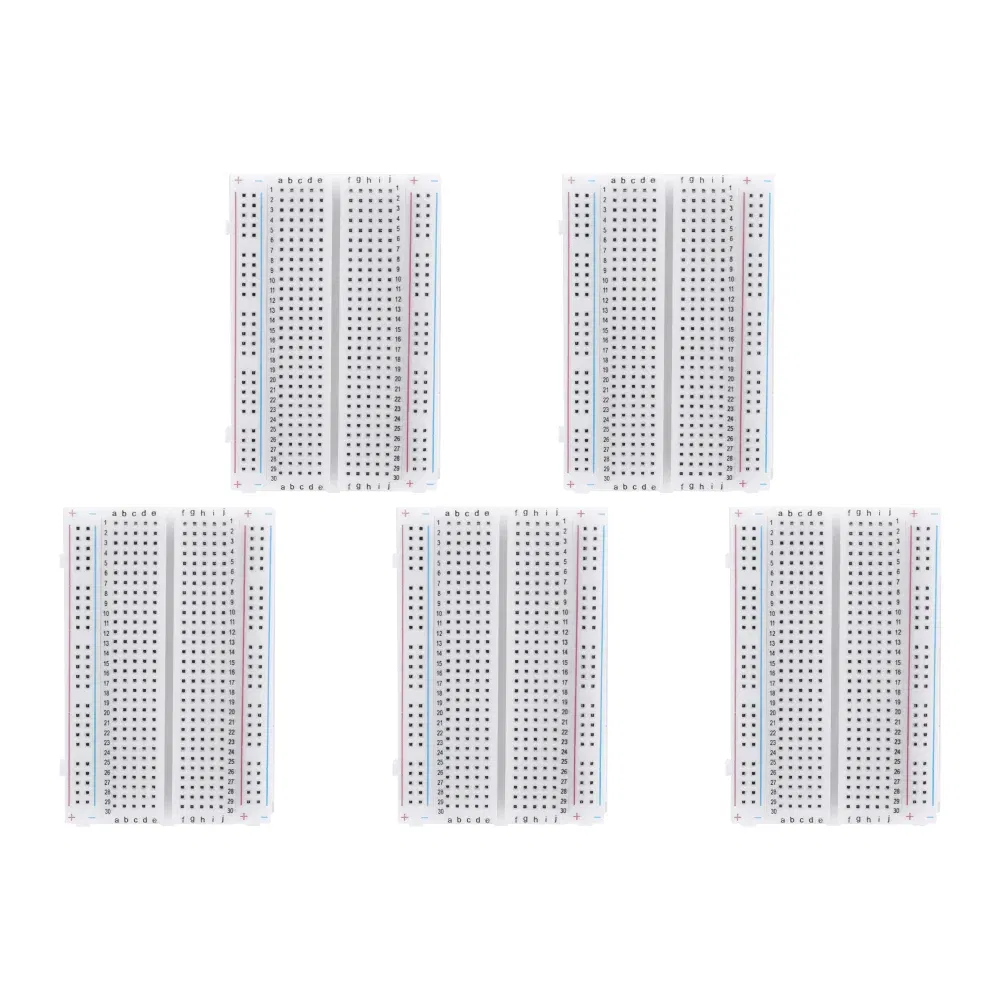 Color: WHEAT, Ships From: CHINA - 1-10Pc 400 Tie Points Solderless PCB Breadboard Spliceable Universal MB102 Breadboard DIY Bread Board for Experiment Test Robot