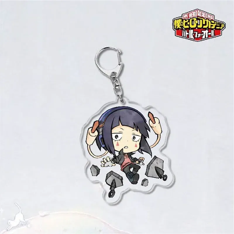 Color: Yellow - Anime My Hero Academia? Midoriya Izuku Cosplay Keyrings Acrylic Figure Key Chains Bakugou Katsuki Keychain For Bags Fans Gift