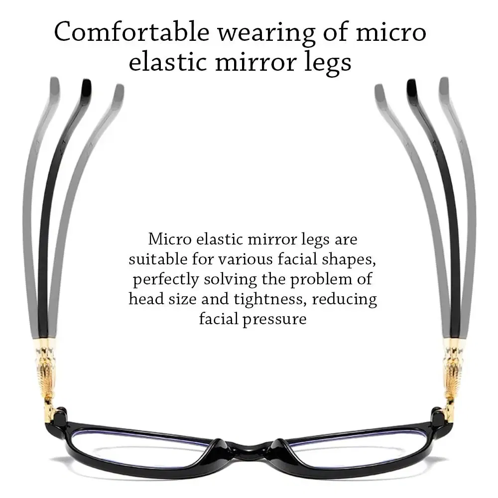 Frame Color: Pinkish Grey, Eye Prescription: +75 - FG New 3 in 1 Progressive Multifocal Reading Glasses Women Anti-blue Eyeglasses Easy To Look Far and Near +1.0 To +4.0