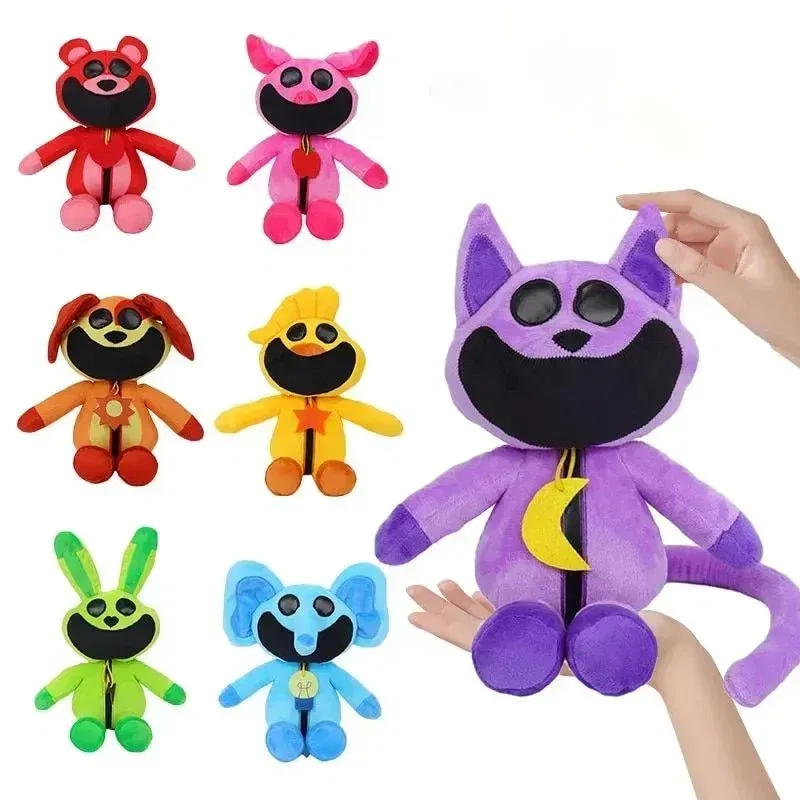 Color: Deep Sapphire - Smiling Critters Plush Toys Catnap Dogday Stuffed Dolls Cartoon Aminal Game Peripherals Plush Toys Kids Birthday Christmas Gifts