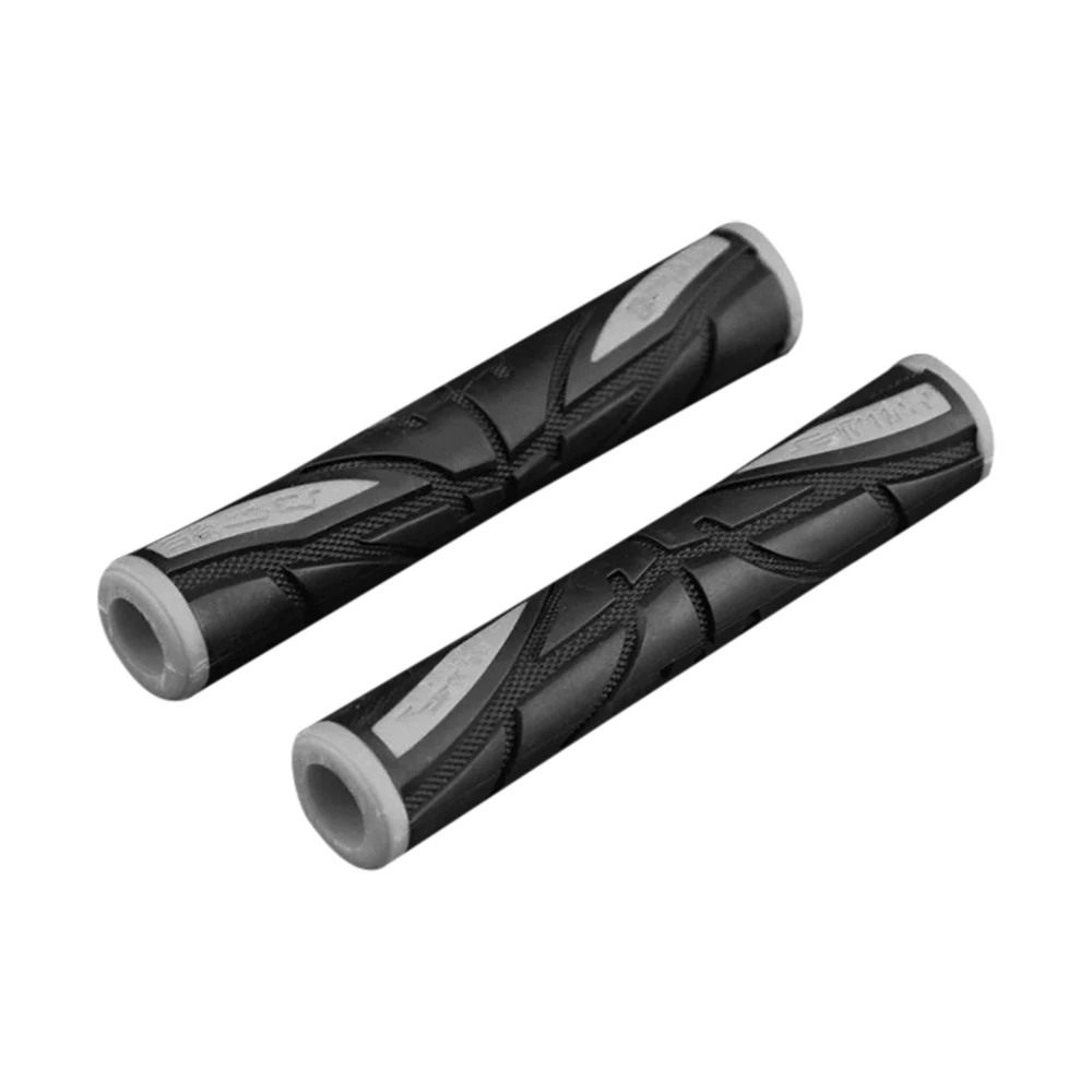 Color: GRAY - 2Pcs Soft Anti-Slip durable Brake Handle Silicone Sleeve Motorcycle Bicycle Protection Cover Protective Handlebar Accessories