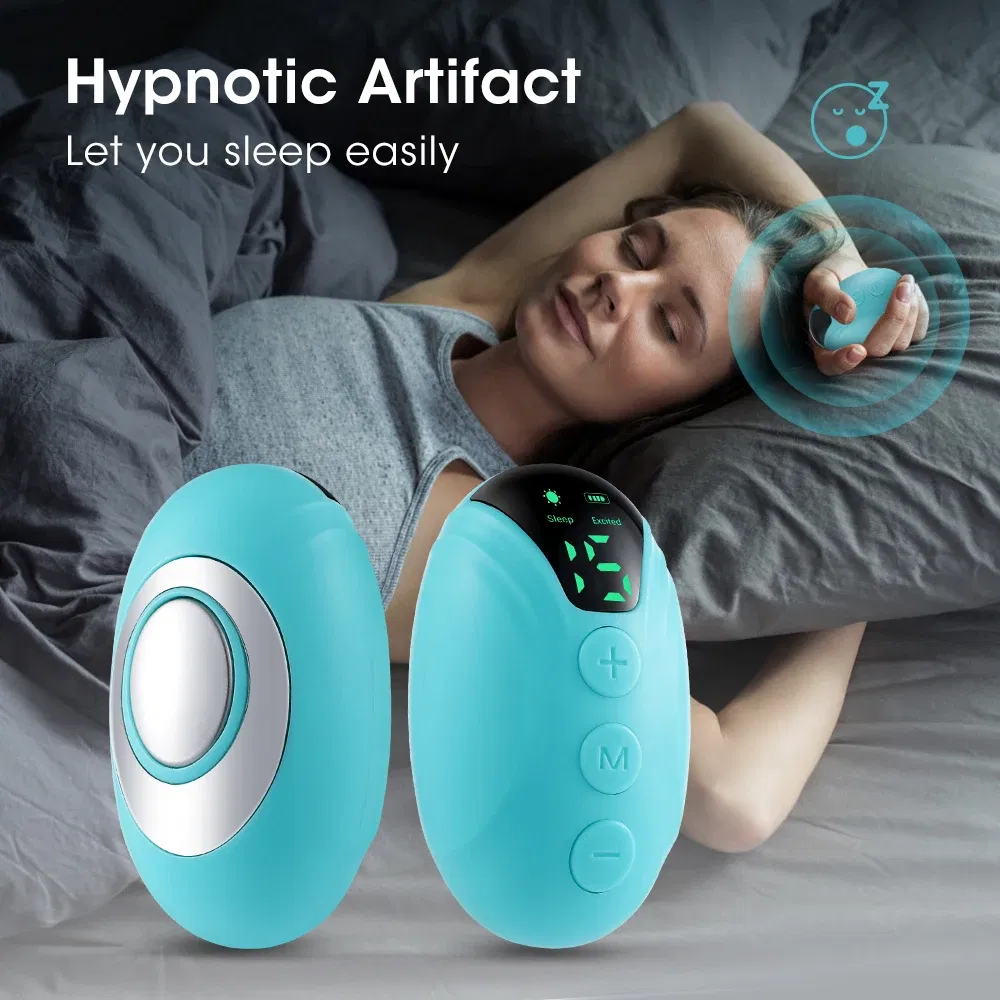 Color: WHITE - Handheld Sleep Aid Device Relieve Insomnia Instrument Help Sleep Night Anxiety Therapy Relaxatio Pressure Relief Sleep Device
