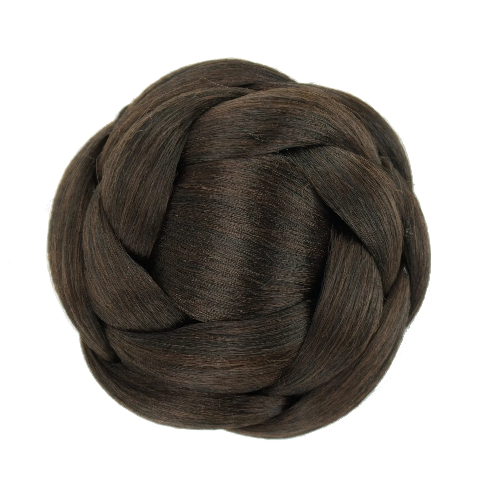 Color: #3 - Soowee Synthetic Hair Braided Chignon Dancer Hair Donut Hairpieces Scrunchie Claw Hair Bun Updo for Wedding Party