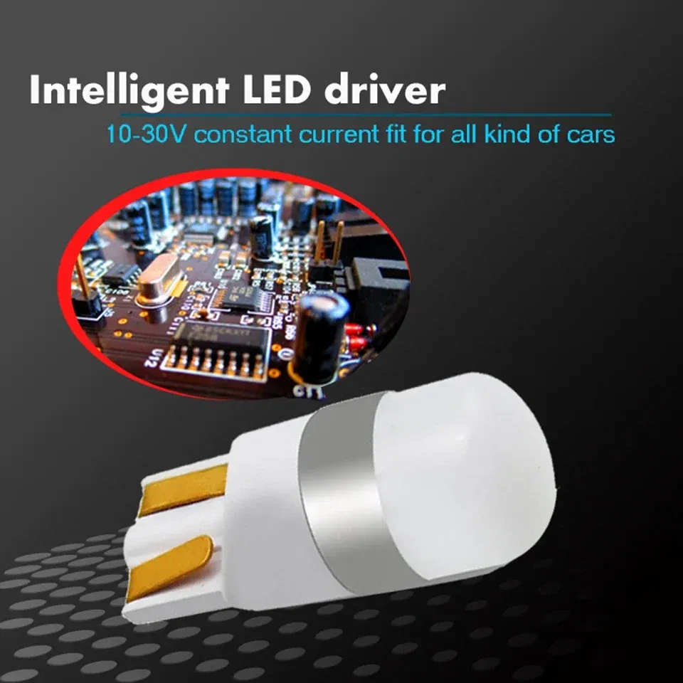 Emitting Color: Red - 1PCS 3030 SMD 350LM T10 W5W LED Car Clearance Lights Reading Lamp Auto Vehicle Dome Door Bulb Accessories Pure White 6000K