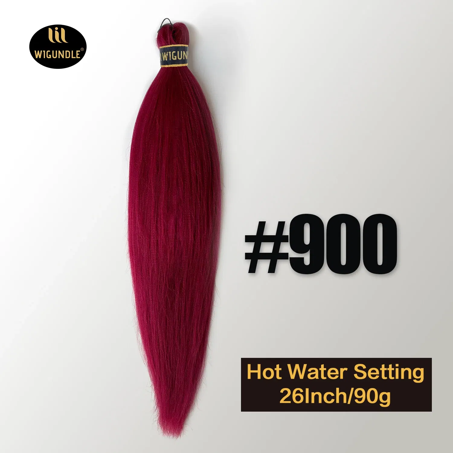 Color: 4/30HL, Stretched Length: 26inches, Bulk Buy: 1Pcs/Lot - Kanekalon 26inch Hot Water Set Pre Stretched Jumbo Braiding Hair Box Twist Braids Synthetic Hair Extensions For Women Soft Yaki