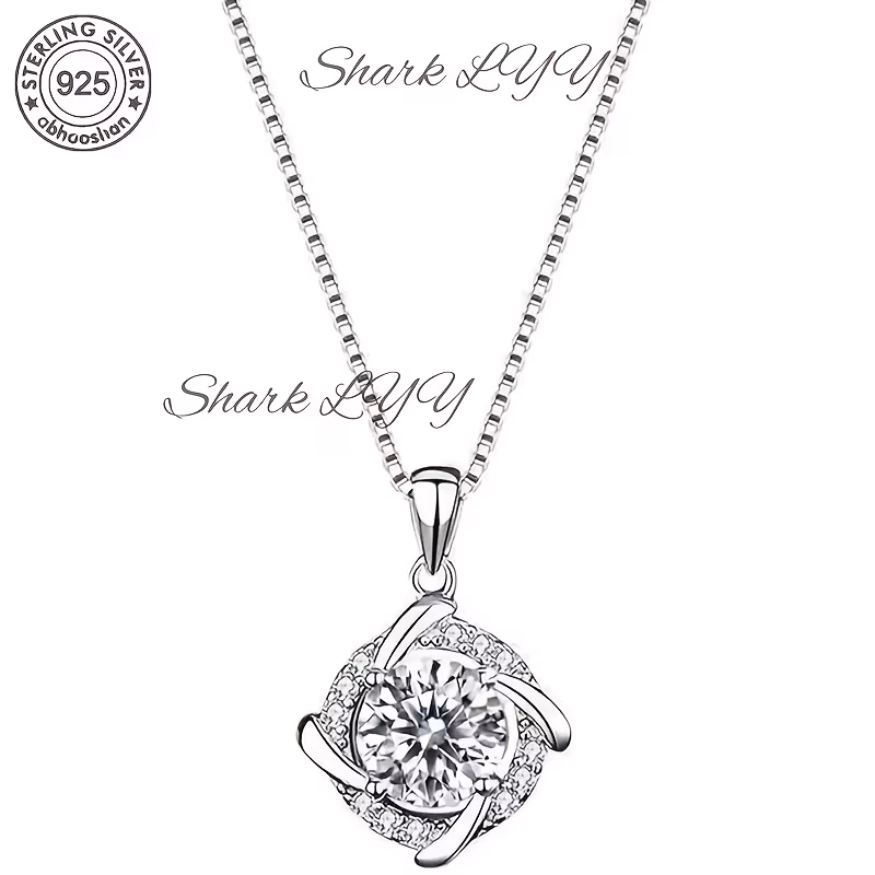 925 Silver Windmill Women's Necklace – A Whirlwind of Elegance and Style