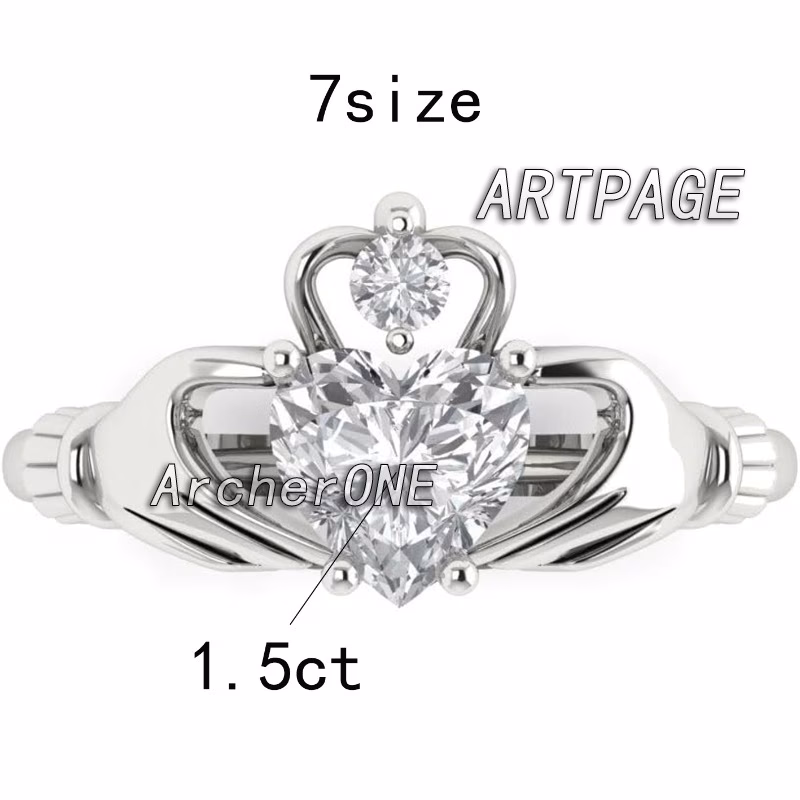 Men's 925 Silver Synthetic Moissanite Ring – Elegant, Timeless, and Designed for Every Special Occasion