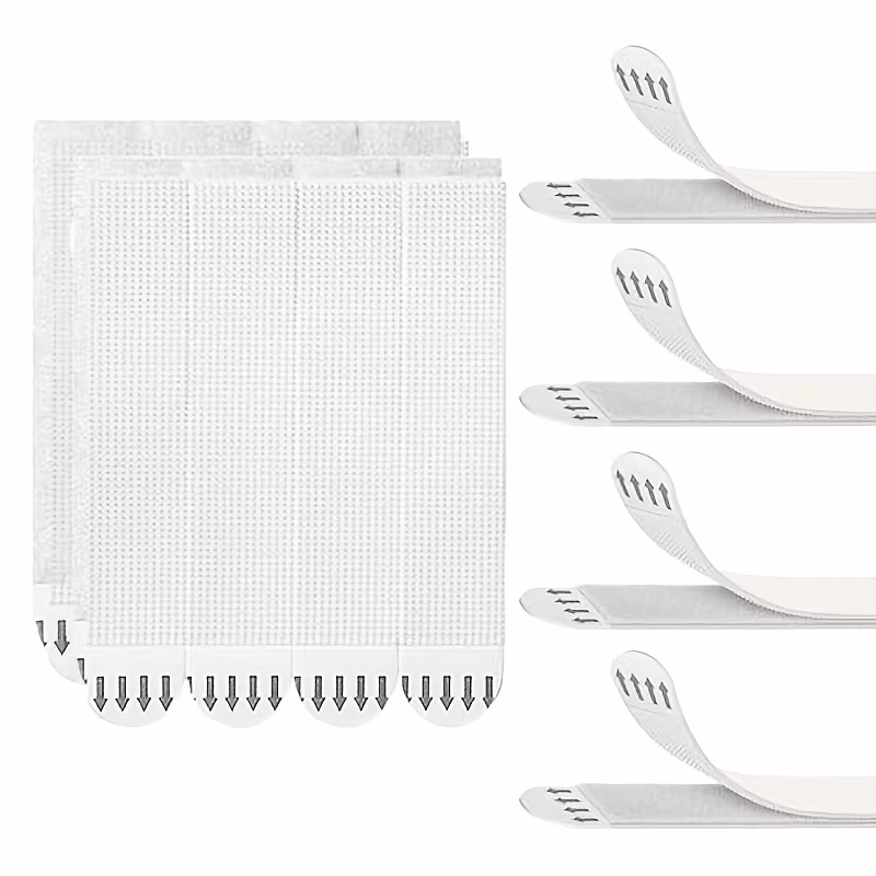 12 Pairs No-Drill Hanging Strips – Effortless and Damage-Free Hanging for Your Home
