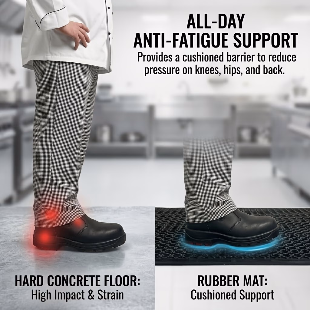 Heavy Duty Rubber Anti-Slip Floor Mat – Durable, Non-Skid Protection for Your Floors