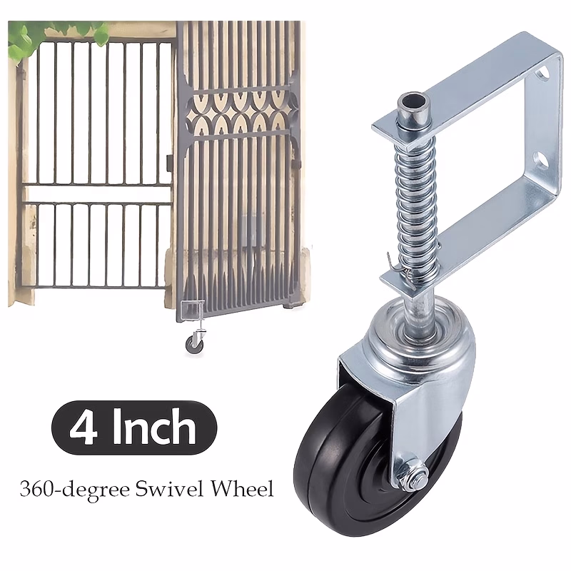10mm Spring Loaded Gate Caster Wheels – Effortless Mobility for Gates, Fences, and Doors
