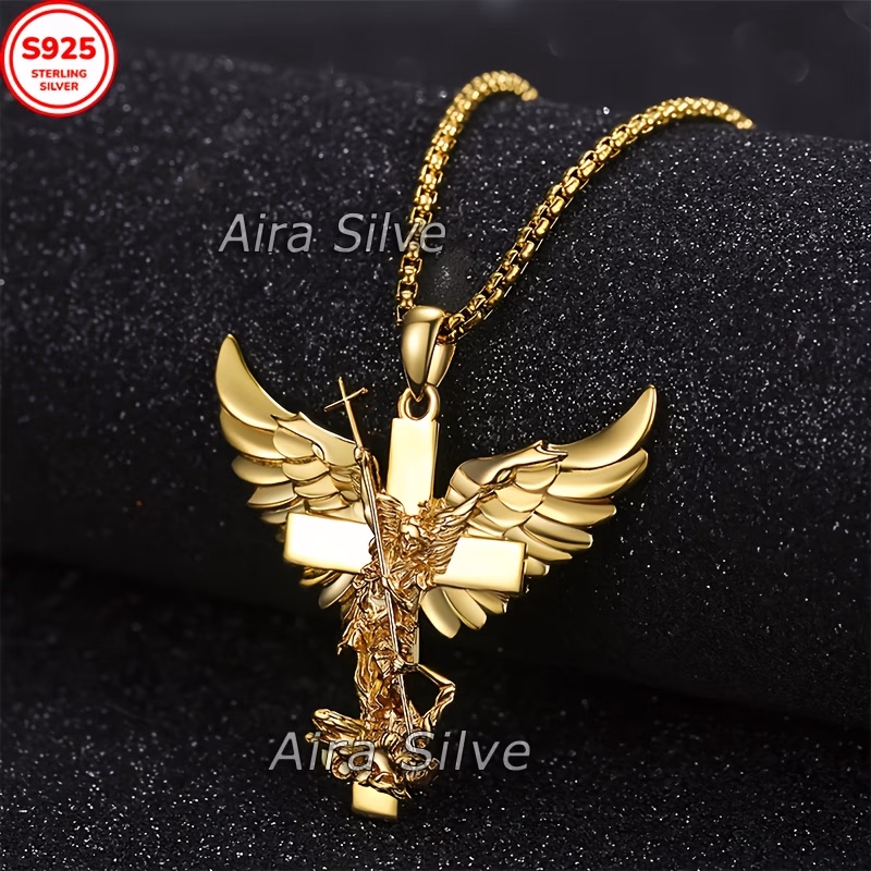 925 Silvery Plated Simple Cross Pendant Necklace – Elegant, Timeless, and Perfect for All Occasions