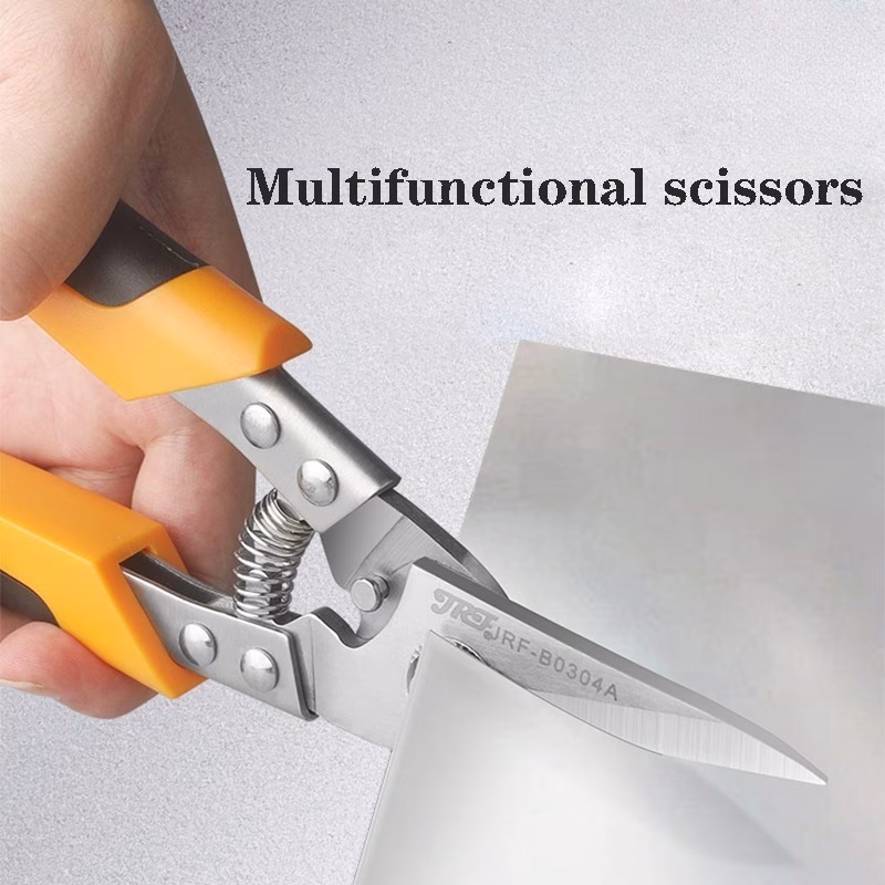 Heavy-Duty Industrial Shears with Stainless Steel Blades – Precision Metal Cutting for Workshop and DIY Projects