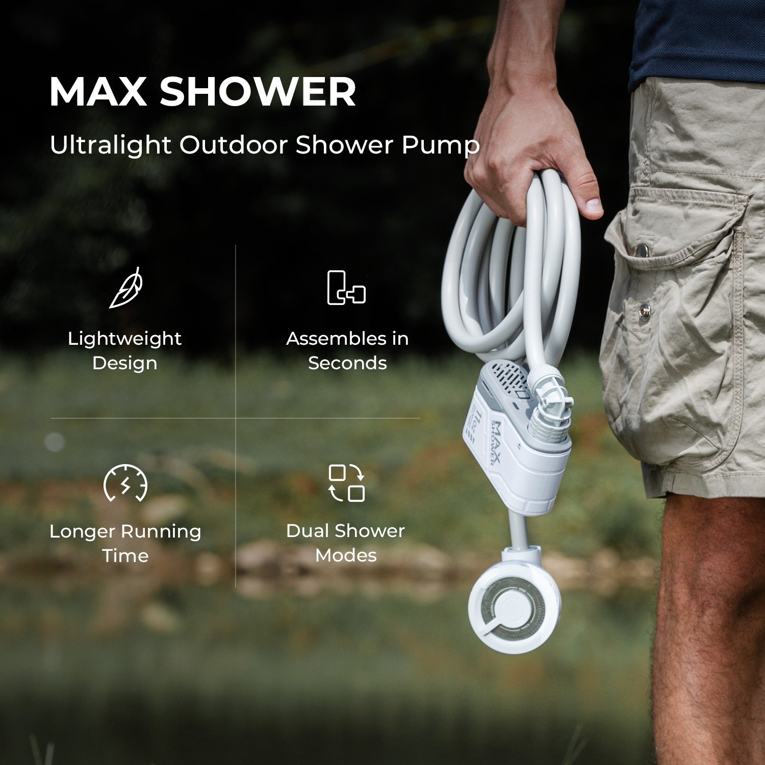 Camping Shower Pump