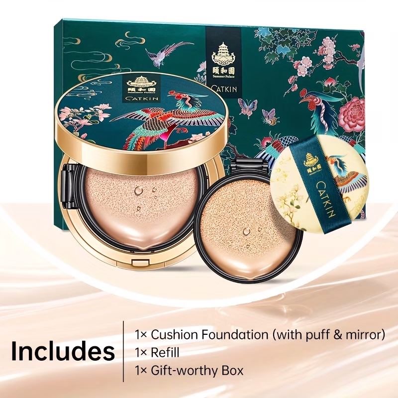 CATKIN Summer Palace Cushion Foundation – Hydrating, Lightweight Coverage for Flawless Skin