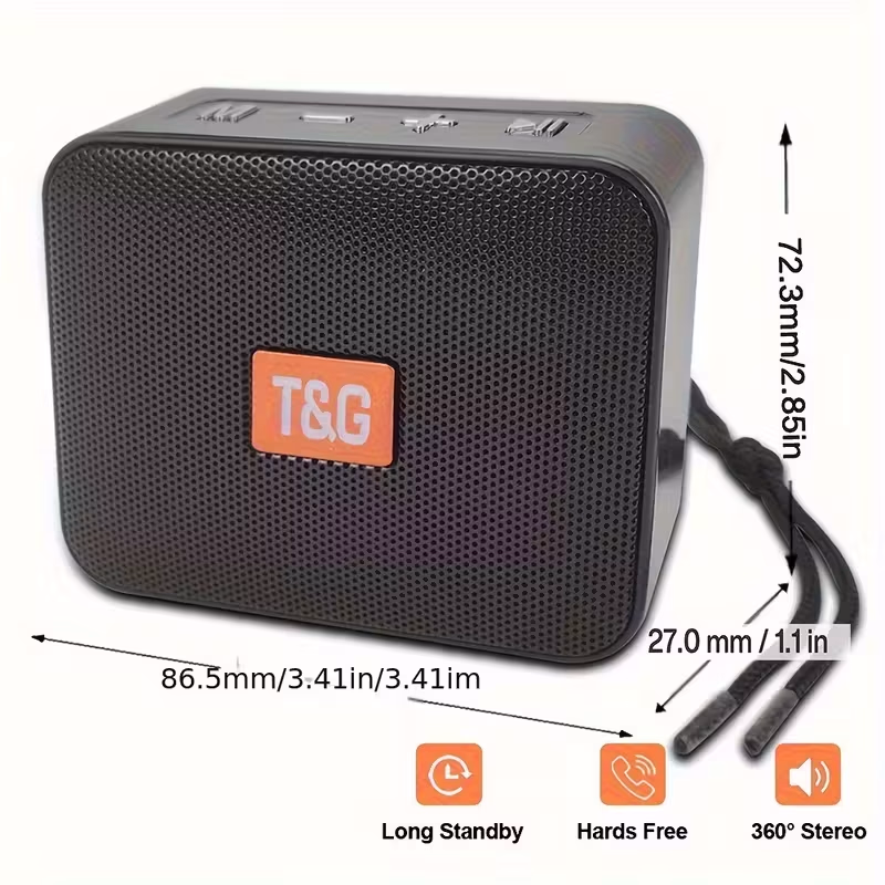 TG-166 Mini Portable Wireless Speaker – Compact Sound on the Go