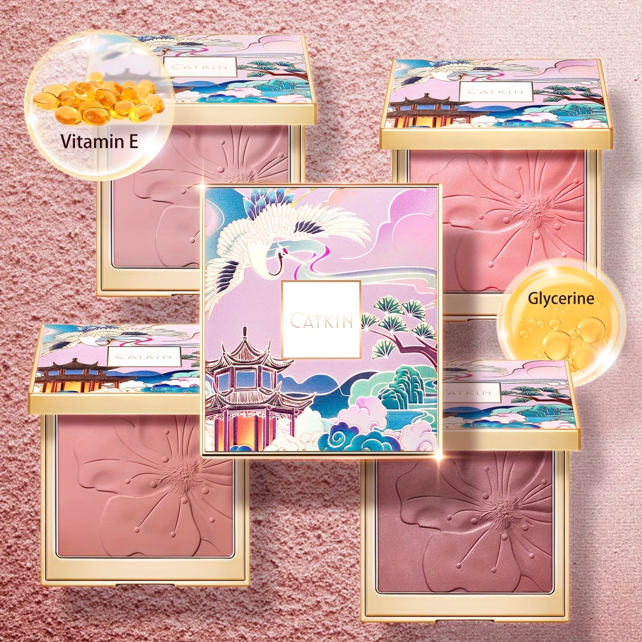 CATKIN Baked Blush Powder – Natural Glow with a Silky Smooth Finish