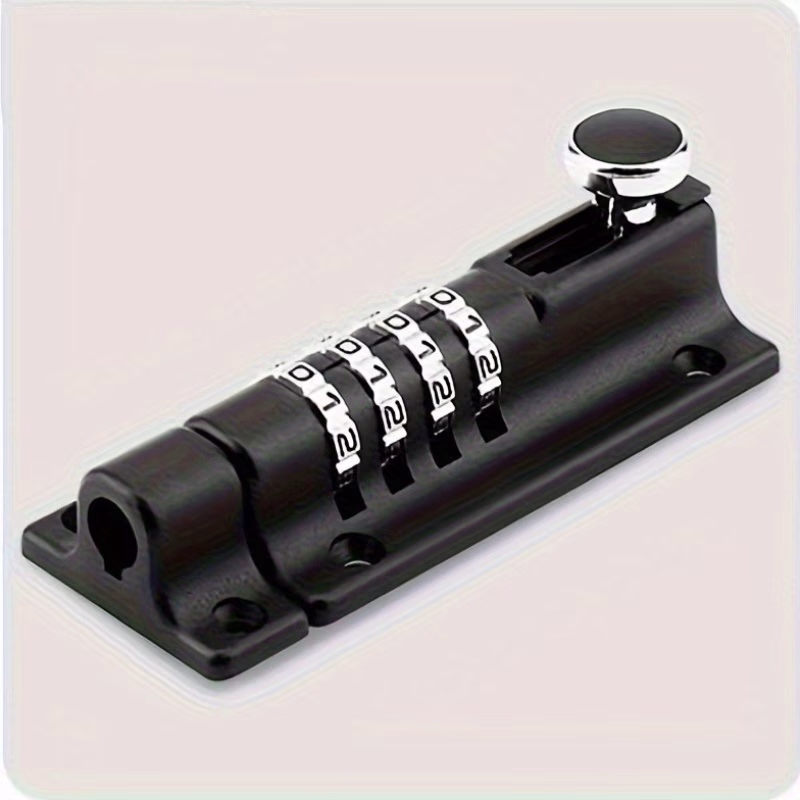 Heavy-Duty Four-Digit Combination Lock – Keyless, Anti-Theft Security for Gates, Cabinets, and More
