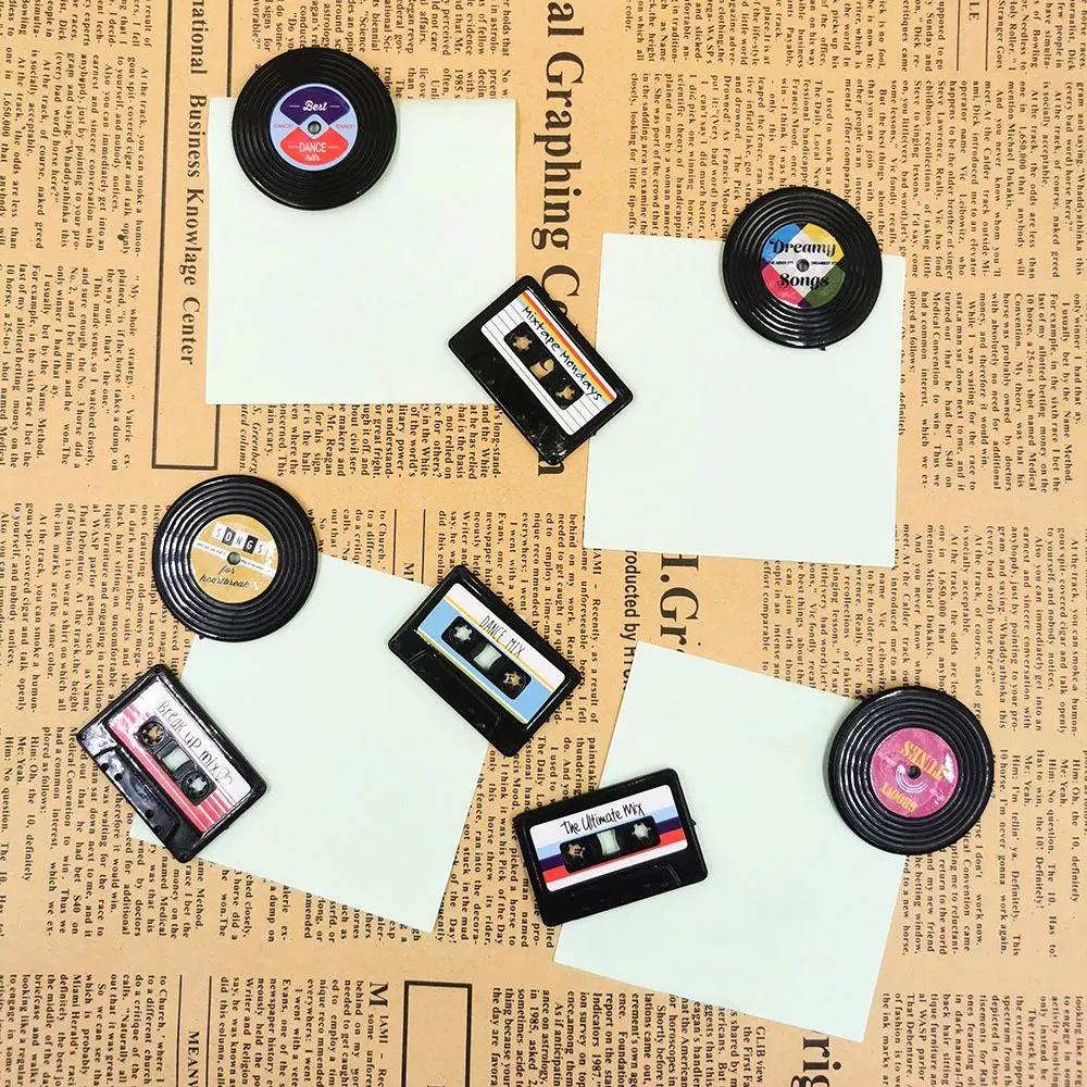 Retro Tape Record Magnets