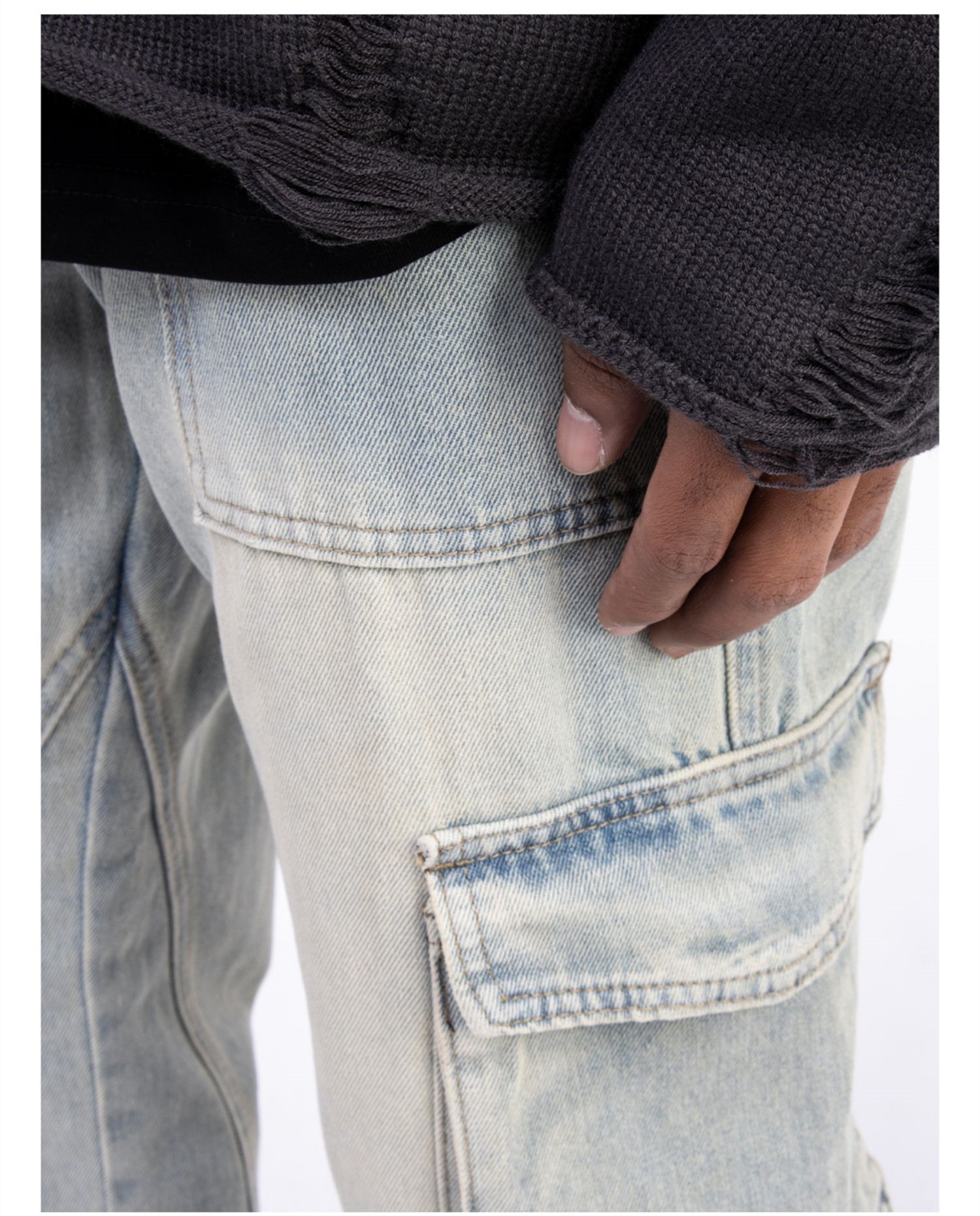 American Style Jeans With Zipper