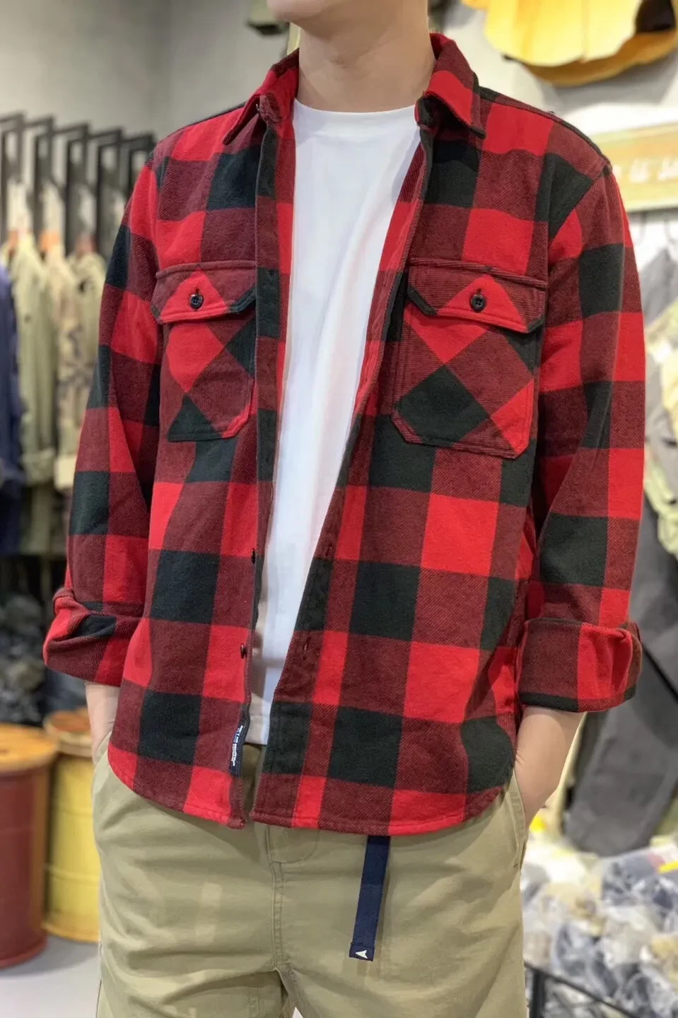 Red and Black Flannel Shirt NZ