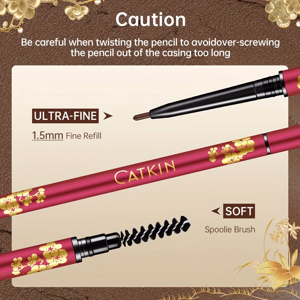 CATKIN Jade Eyebrow Pencil – Waterproof & Sweatproof for Perfectly Defined Brows