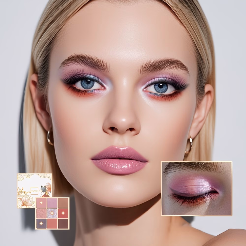 CATKIN 9-Color Eyeshadow Palette – Versatile Shades for Stunning Eye Looks