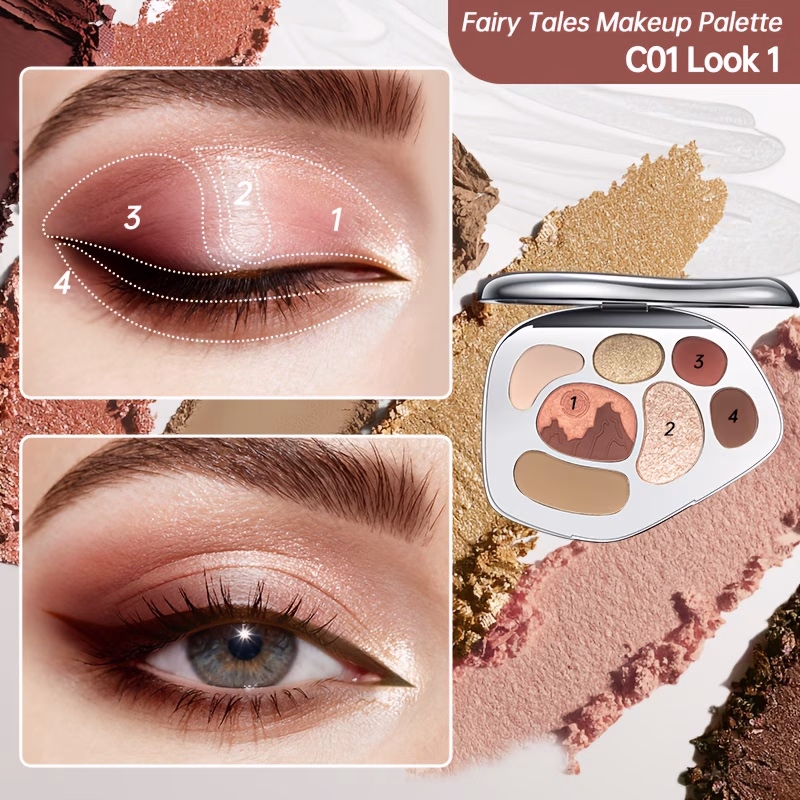 CATKIN Fairy Tale Face Palette – All-in-One Palette for a Radiant, Sculpted Look