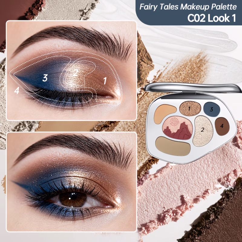 CATKIN Fairy Tale Face Palette – All-in-One Palette for a Radiant, Sculpted Look