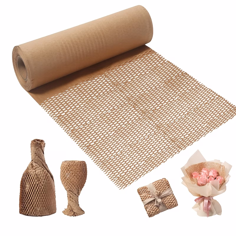 30m x 30m Honeycomb Packing Paper Roll – Secure and Eco-Friendly Cushioning for Moving and Shipping