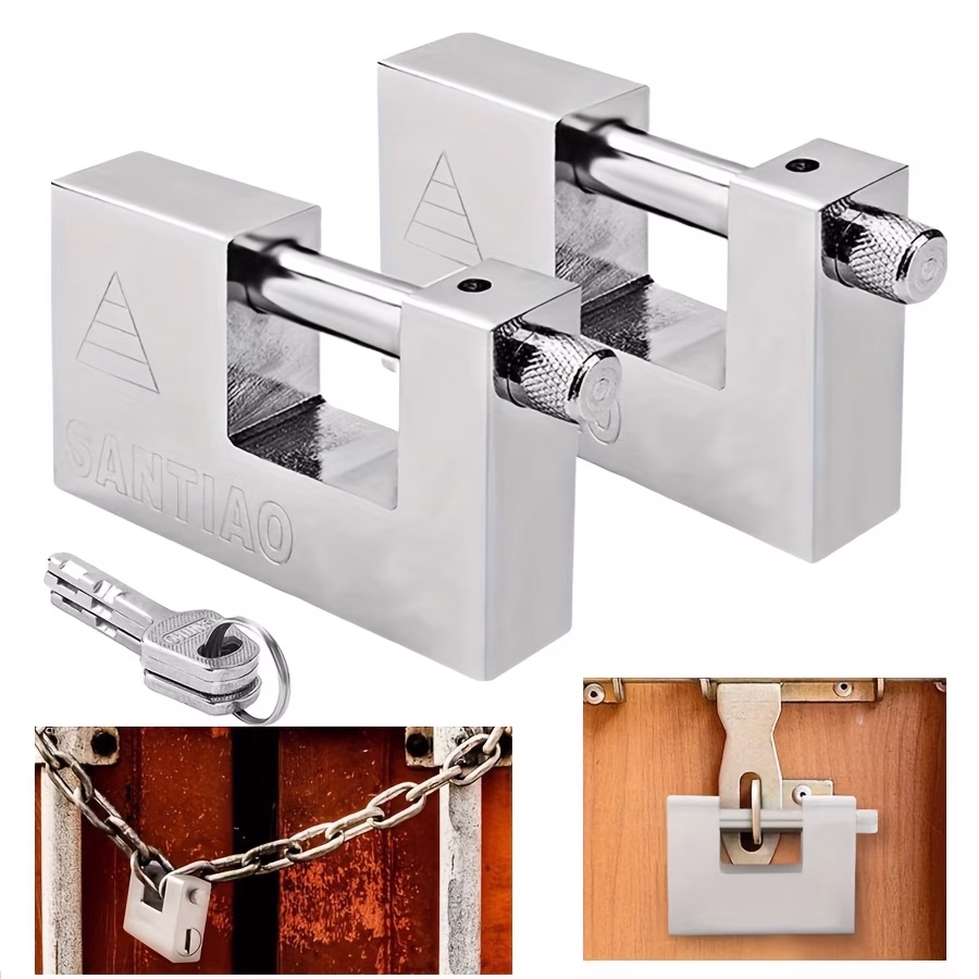 95mm Heavy Duty Rectangle Padlock – Maximum Security for Your Valuables